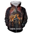 Dark Souls Unisex 3D All Over Print Hoodie, Zip Up Hoodie