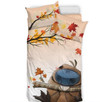 Beaver Under Maple Tree Bed Sheets Spread Comforter Duvet Cover Bedding Sets