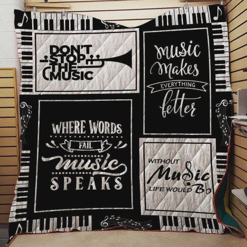 Piano Music Makes Everything Better Quilt Blanket Great Customized Blanket Gifts For Birthday Christmas Thanksgiving
