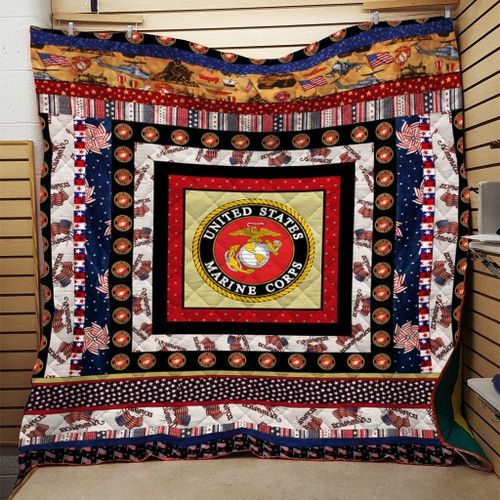 US Marine Corps November 10th Quilt Blanket Great Gifts For Birthday Christmas Thanksgiving Anniversary