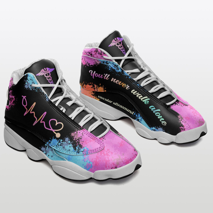 Vascular Ultrasound Air Jordan 13 Sneaker, Gift For Lover Vascular Ultrasound AJ13 Shoes For Men And Women