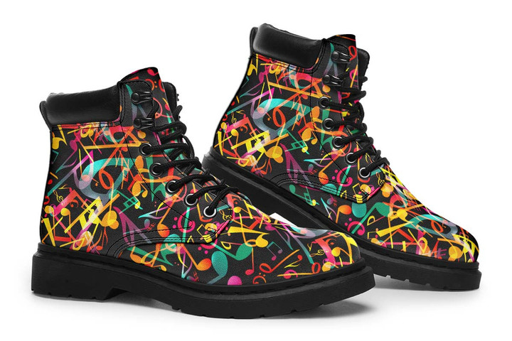 Abstract Music Pattern Tim Boots