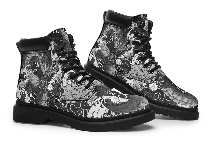 Dragon And Flowers Tim Boots