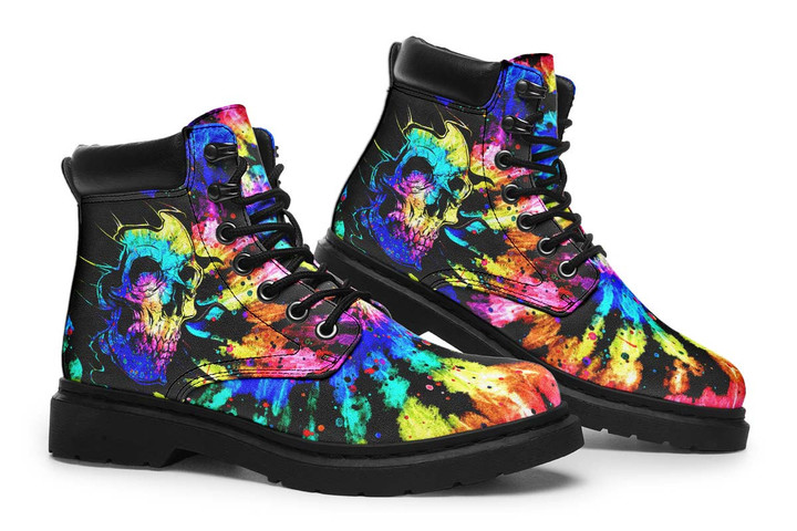 Tie Dye Is Awesome Tim Boots