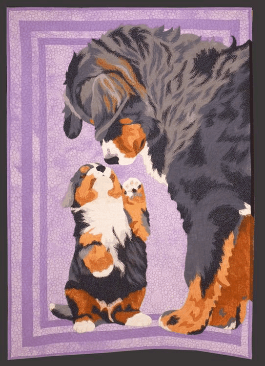 Dog Mom And Puppy Blanket Gifts For Dog's Owners And PetsFrom Son Daughter Gifts For Mom Bernese Mountain Dog Mom Quilt Blanket Great Customized Blanket Gifts For Mother's DayBirthday Christmas Thanksgiving