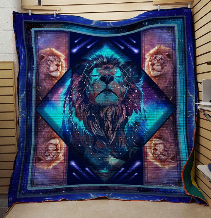 Lion Constellation Quilt Blanket Great Customized Gifts For Birthday Christmas Thanksgiving Perfect Gifts For Lion Lover