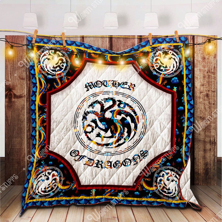 Mother Of Dragon Unique Design Strong Quilt Blanket Great Customized Blanket Gifts For Birthday Christmas Thanksgiving Mother's Day