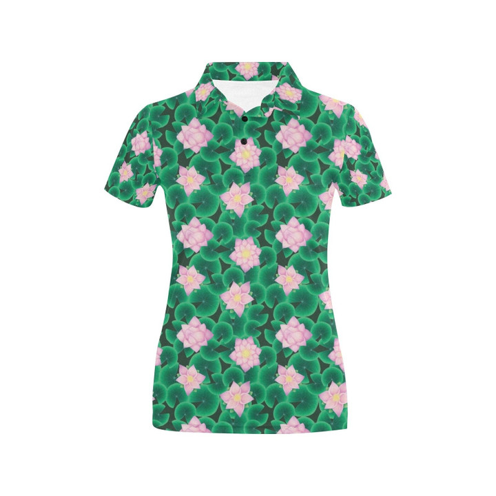 Water Lily Unisex Polo Shirt
