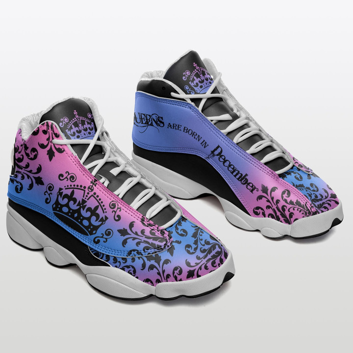 Queens Are Born In December Colorful Air Jordan 13 Sneaker, Gift For Lover Queens Are Born In December Colorful AJ13 Shoes For Men And Women