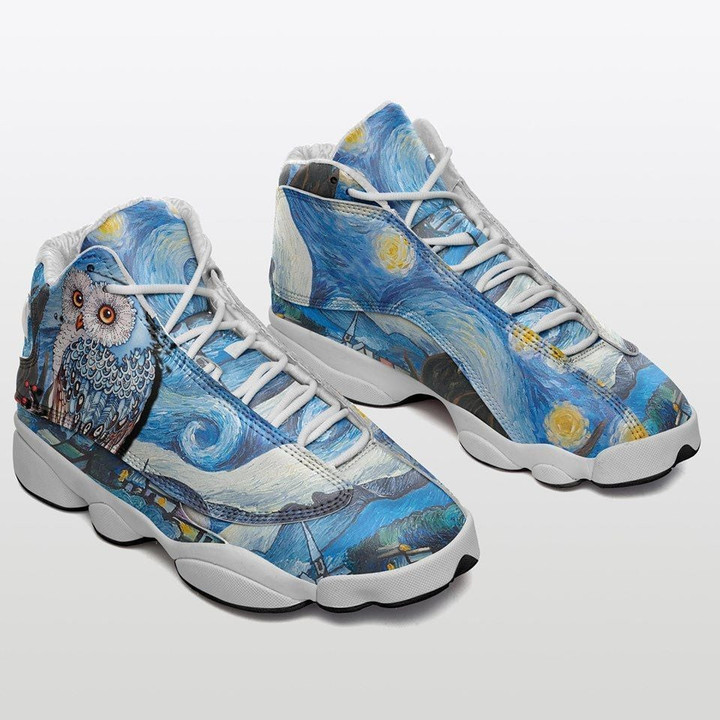 Owl Air Jordan 13 Sneaker, Gift For Lover Owl AJ13 Shoes For Men And Women