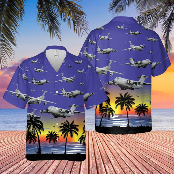 RAF Boeing C-17 Globemaster III Hawaiian Shirt