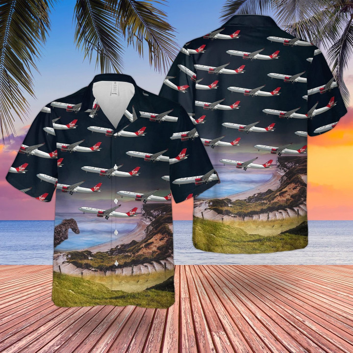 Virgin Atlantic Airbus A330-300 Hawaiian Shirt