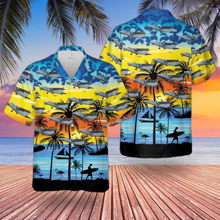 Britten-Norman Defender Hawaiian Shirt