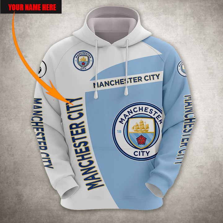 Personalized Manchester City Fc 3d All Over Print Hoodie, Zip-Up Hoodie