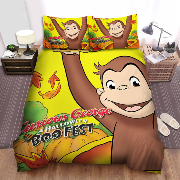 Curious George Ep A Halloween Boo Fest Bed Sheets Spread Duvet Cover Bedding Sets