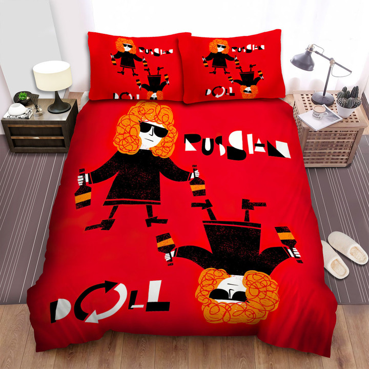 Russian Doll (2019) Nadia Vulvokov Illustration Artwork Ver 7 Bed Sheets Spread Comforter Duvet Cover Bedding Sets