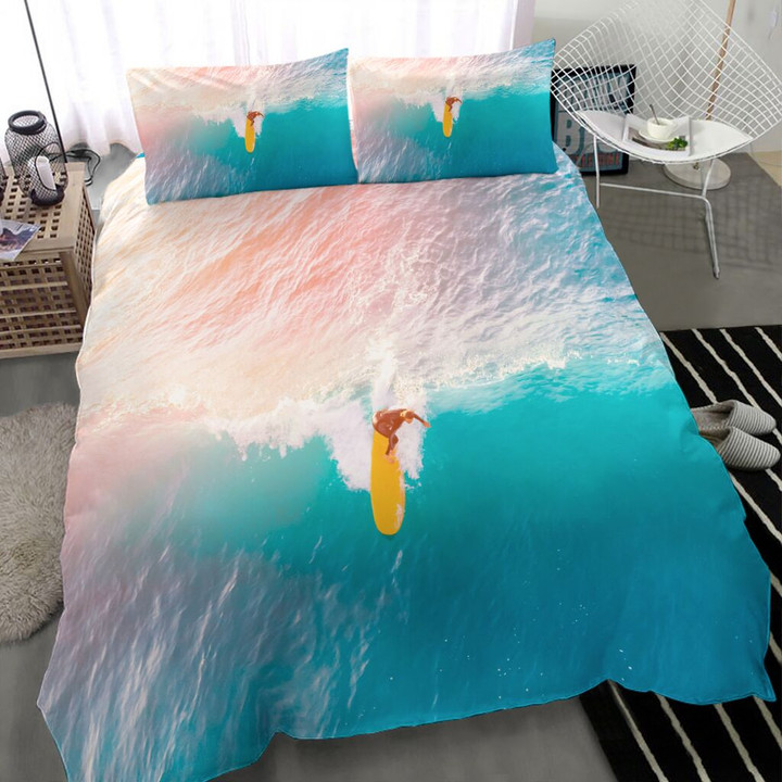 Surfing Bedding Set Cotton Bed Sheets Spread Comforter Duvet Cover Bedding Sets