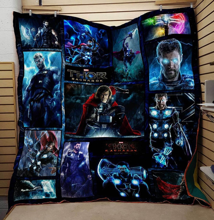 Thor Avenger Marvel Comics Art Quilt Blanket