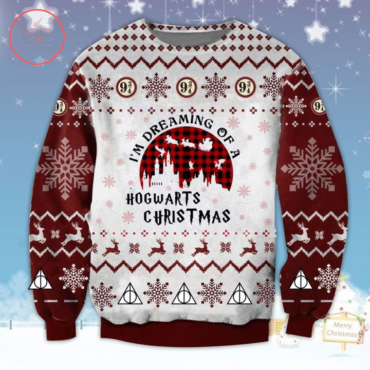 I’m Dreaming Of A Hogwarts Christmas Ugly Sweater