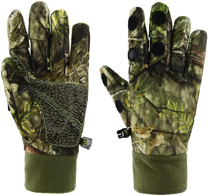 Durio Hunting Gloves Finger\/Fingerless Hunting Gloves for Men Women Anti-Slip Lightweight Camo Gloves Outdoors
