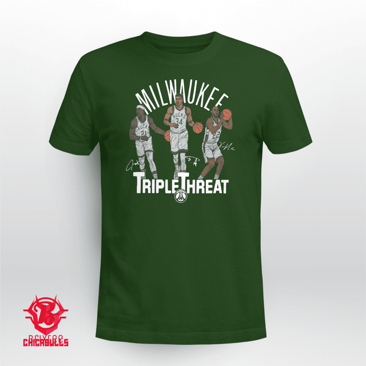 Bucks Triple Threat Giannis Middleton Holiday Shirt
