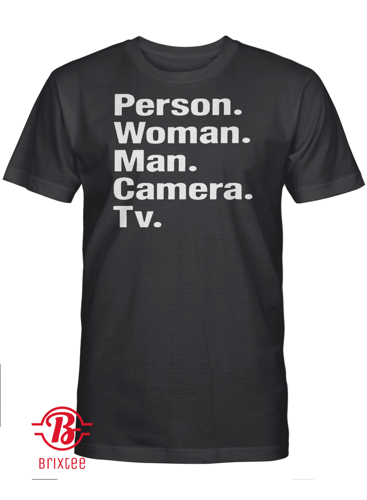 Person Woman Man Camera TV Shirt - Trump