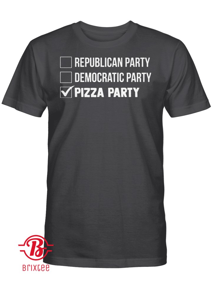 Republican Party Democratic Party Pizza Party shirt