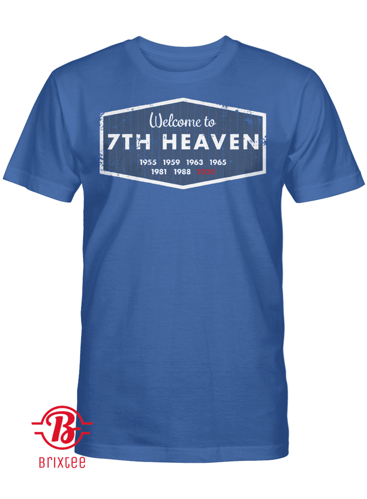 Welcome To 7th Heaven T-Shirt, Los Angeles Baseball