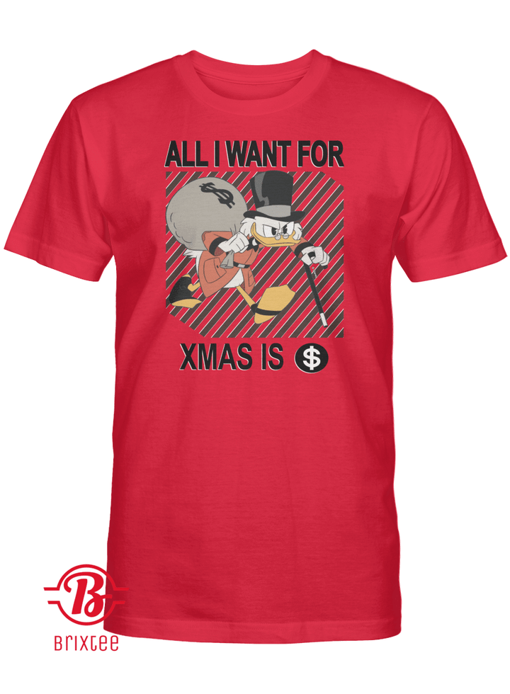 Ducktales All I Want For Xmas Is Money T-Shirt