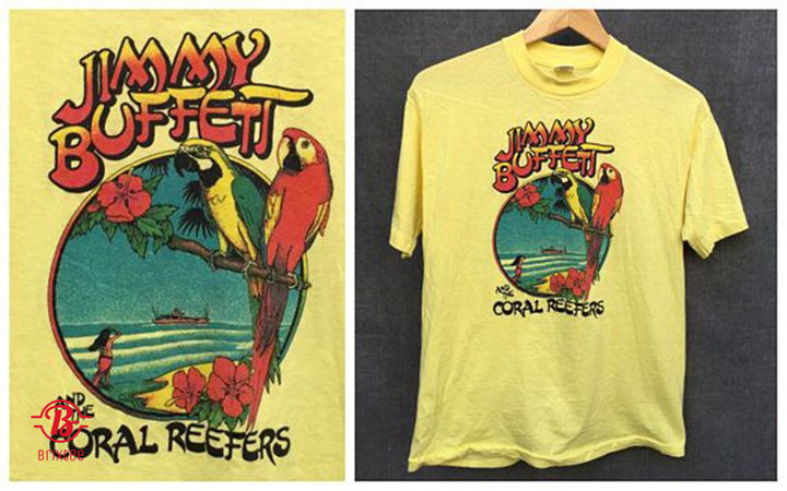 70's Jimmy Buffett and the Coral Reefers T-Shirt