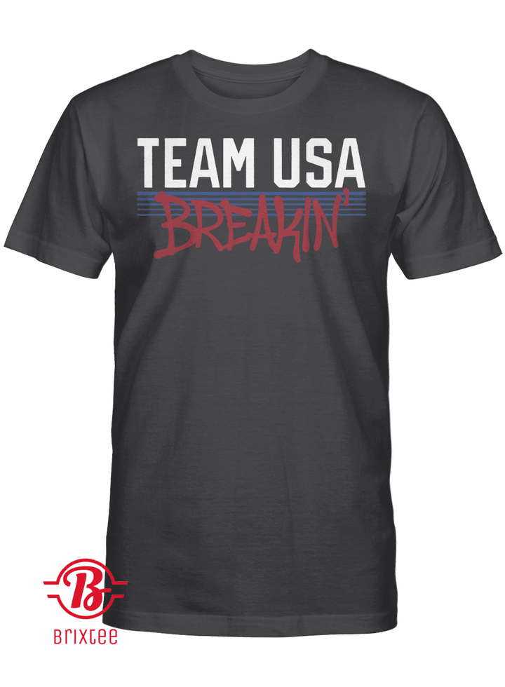 Team USA Breaking Graffiti T-Shirt