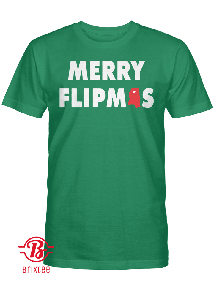 Merry Flipmas T-Shirt, Lane Kiffin