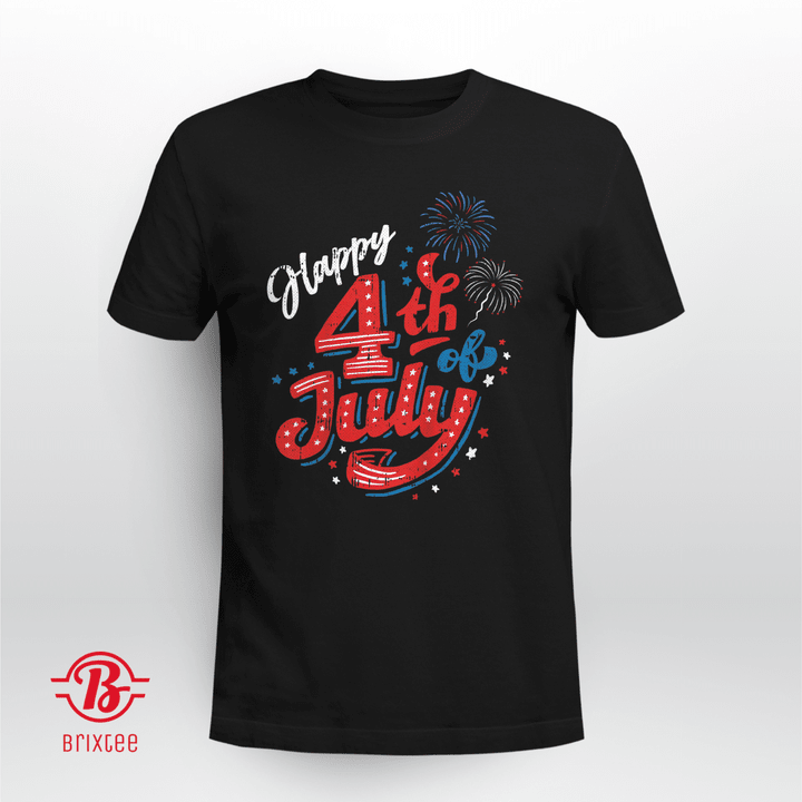 Happy 4th Of July Cool Independence Day Patriotic American T-Shirt and Hoodie