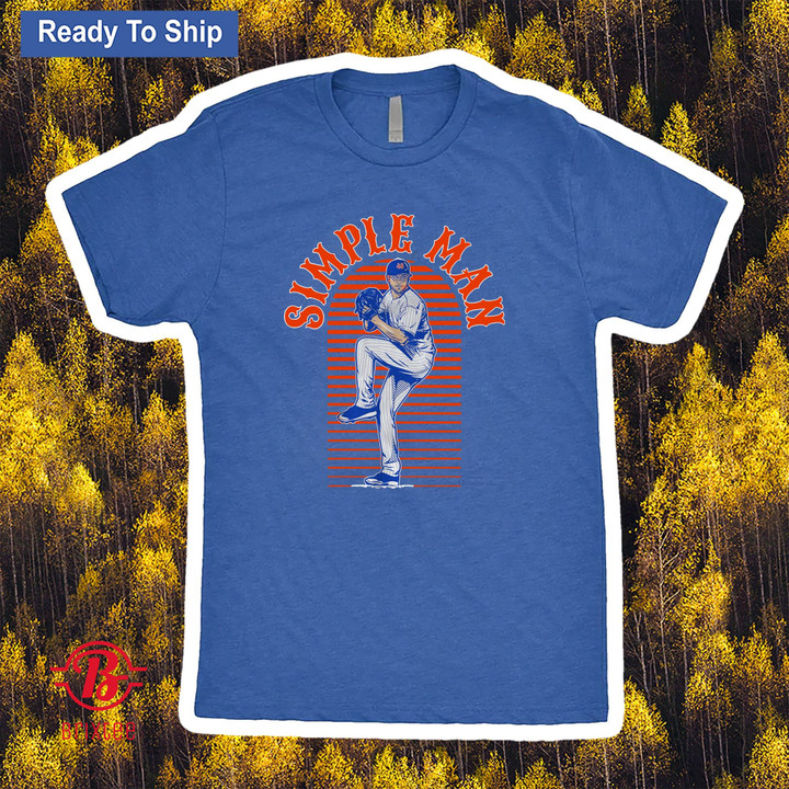 Jacob deGrom Simple Man T-Shirt - New York Mets