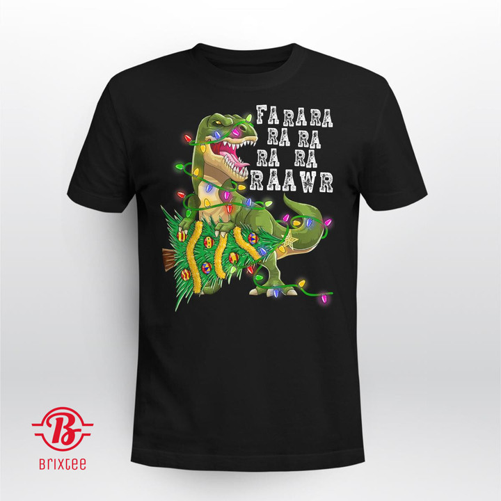 Dinosaur Christmas Shirt Tree Rex Xmas Gifts T-Shirt