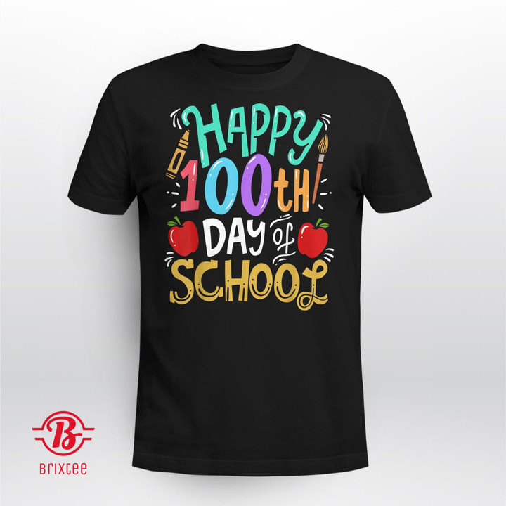 100 Days Of School Teacher Gift T-Shirt