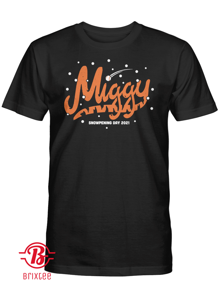 Miguel Cabrera - Miggy Snowpening Day - Detroit Tigers