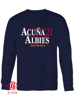 Ozzie Albies Ronald Acuña Jr. 2021 - Atlanta Braves