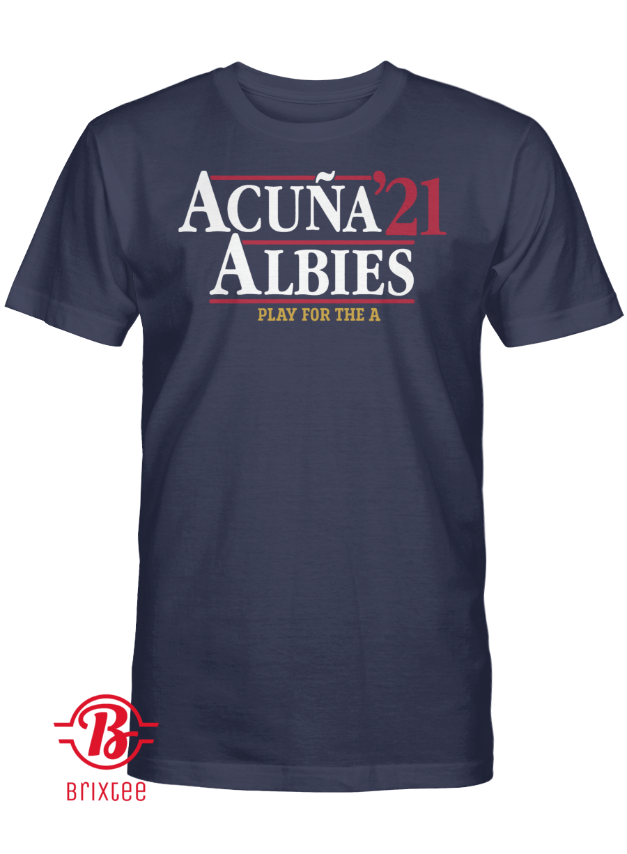 Ozzie Albies Ronald Acuña Jr. 2021 - Atlanta Braves