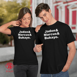 Jadon Marcus Bukayo Shirt + Hoodie - Marcus Rashford, Jadon Sancho and Bukayo Saka 