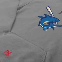 Shark Bat Baseball T-Shirt+Hoodie | Clearwater Threshers