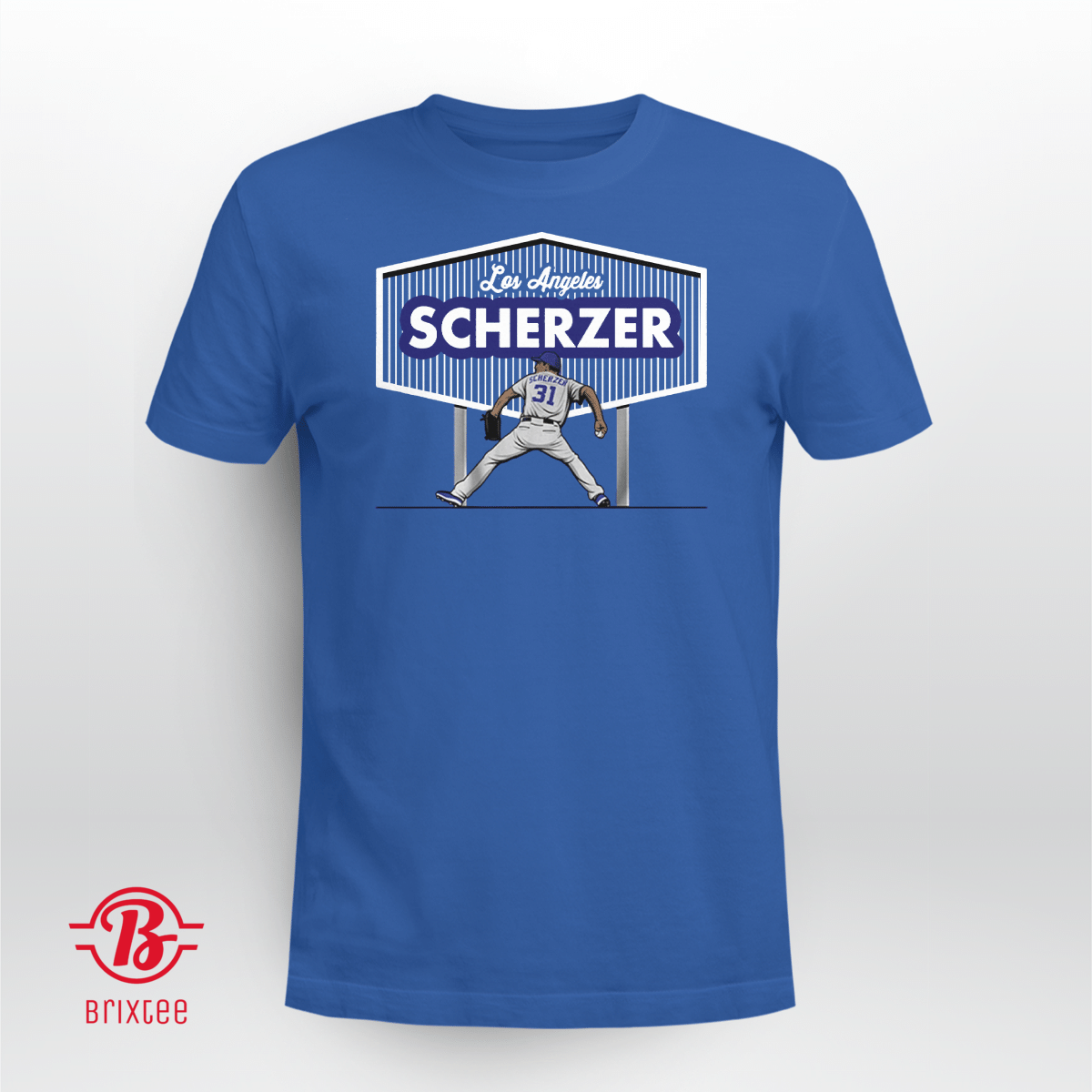 L.A. Max Scherzer - Los Angeles Dodgers - MLBPA Licensed