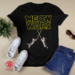 Meow Wars Cat Shirt Funny Gifts For Cats Lovers