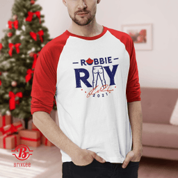 Robbie Ray Tight Pants 3/4 Sleeve Raglan Tee | Toronto Blue Jays | MLBPA Licensed