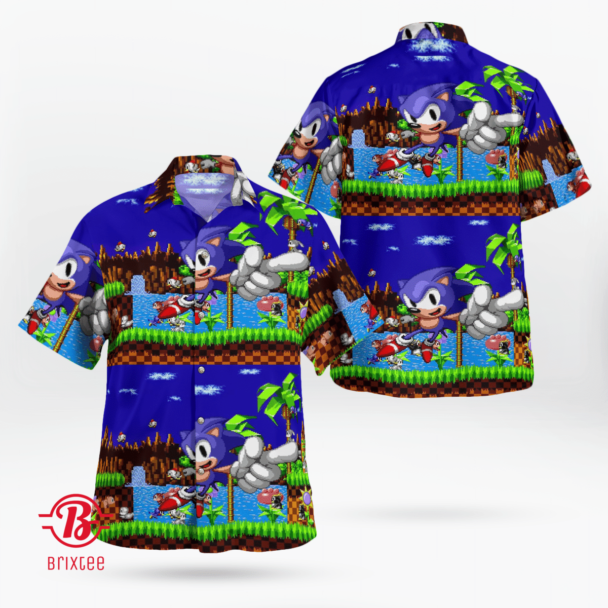 Sonic The Hedgehog Button-Down