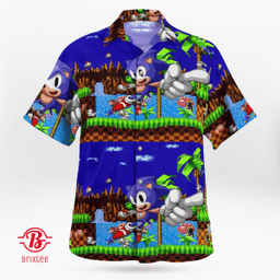 Sonic The Hedgehog Button-Down