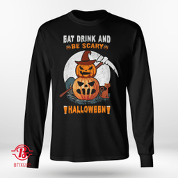 Eat Drink and Be Scary Pumpskin Halloween