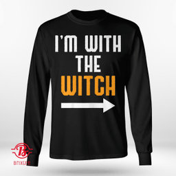Halloween Shirts For Men I'm With The Witch Funny Halloween