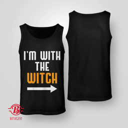 Halloween Shirts For Men I'm With The Witch Funny Halloween