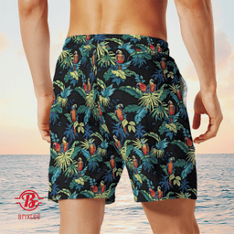 Max Payne 3 Shorts Tropical Parrots Hawaiian